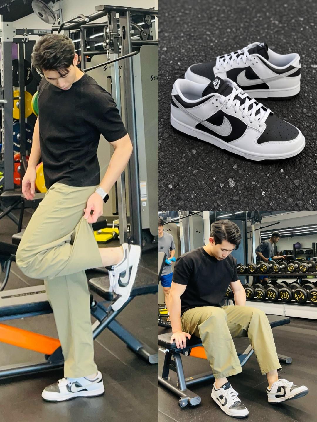 健身穿搭 ootd|运动男简单就很加分